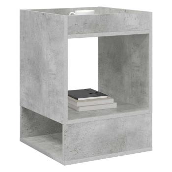 Beistelltisch 2 pcs Beton Grau 40 x 40 x 56 cm Holzwerkstoff
