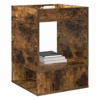 Beistelltisch Geräucherte Eiche 40 x 40 x 56 cm Holzwerkstoff