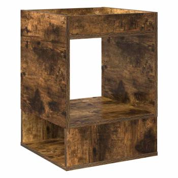 Beistelltisch 2 Stk. Räuchereiche 40 x 40 x 56 cm Holzwerkstoff