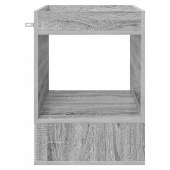 Beistelltisch Sonoma-Grau 40 x 40 x 56 cm Holzwerkstoff