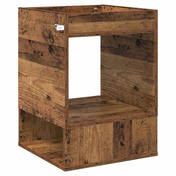 Beistelltisch 2 pcs Altholz 40 x 40 x 56 cm Holzwerkstoff
