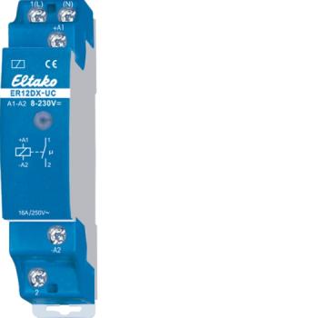 Eltako REG-Schaltrelais, 1S 2000W, UC, potentialfrei