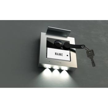 ARDEBO.de M-E VDV-2010-S Video Außenstation RFID ALU 1-Familienhaus (AP), silber (41264)