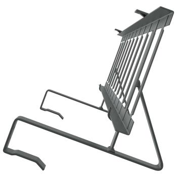 Dachschneeschild Anthrazit 100 x 29,5 x 34,5 cm Stahl