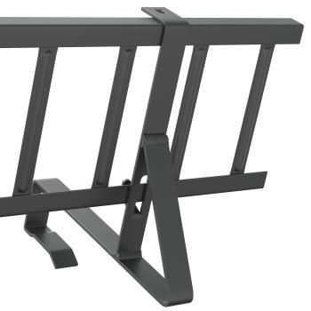 Dachschneeschild Anthrazit 300 x 29,5 x 34,5 cm Stahl