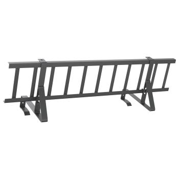 Dachschneeschild Anthrazit 800 x 29,5 x 34,5 cm Stahl