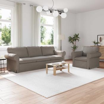 ARDEBO.de - Sofa 2 pcs Taupe