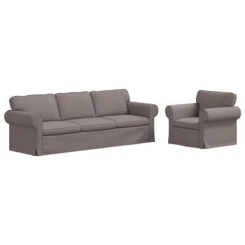 Sofa 2 pcs Taupe