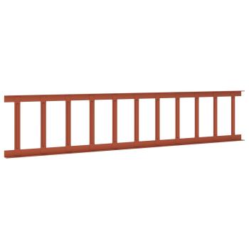 Dachschneeschild Rot 100 x 2,5 x 20 cm Stahl