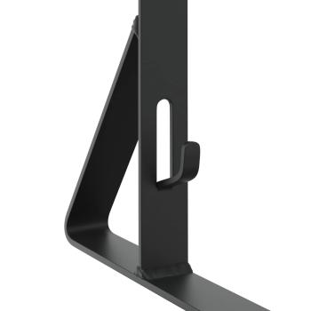 Schneewächter Unterstützung 2 pcs Schwarz 29,5 x 3 x 34,5 cm