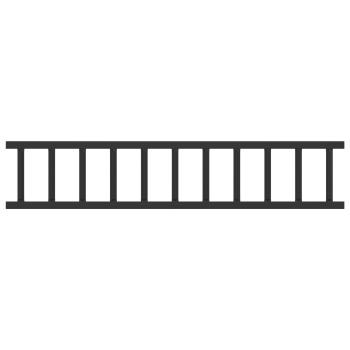 Dachschneeschild 1200 x 2,5 x 20 cm Stahl