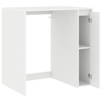 Waschmaschinen-Schrank Weiß 87 x 60 x 89 cm Holzwerkstoff