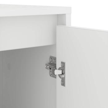 Waschmaschinen-Schrank Weiß 87 x 60 x 89 cm Holzwerkstoff