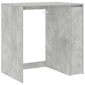 ARDEBO.de - Waschmaschinen-Schrank Beton 87 x 60 x 89 cm Holzwerkstoff