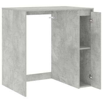 Waschmaschinen-Schrank Beton 87 x 60 x 89 cm Holzwerkstoff