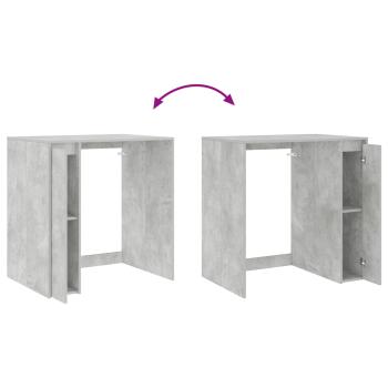 Waschmaschinen-Schrank Beton 87 x 60 x 89 cm Holzwerkstoff