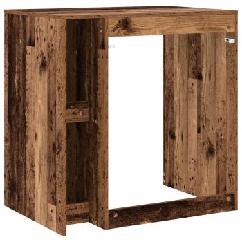 Waschmaschinen-Schrank Altholz 87 x 60 x 89 cm Holzwerkstoff