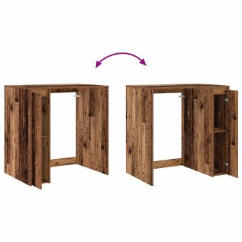 Waschmaschinen-Schrank Altholz 87 x 60 x 89 cm Holzwerkstoff
