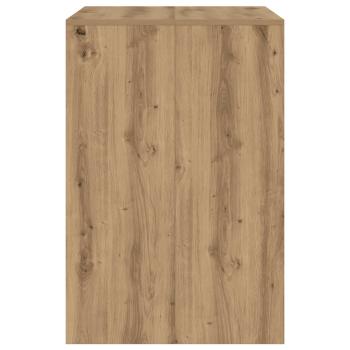 Waschmaschinen-Schrank mit Tür Artisan-Eiche 87 x 60 x 89 cm