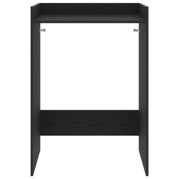 Waschmaschinen-Schrank Schwarz Eichen-Optik 67,5 x 62 x 97 cm