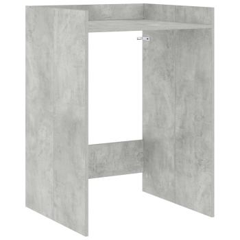 Waschmaschinen-Schrank Beton 67,5 x 62 x 97 cm Holzwerkstoff