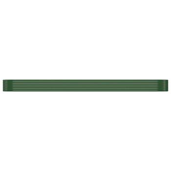 Hochbeet Verzinkter Stahl 507x100x36 cm Grün