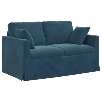 Sofa 2 pcs Blau Gesamtabmessungen: 138 x 78 x 80 cm (B x T x H)