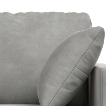 ARDEBO.de - Sofa 2 pcs Hellgrau