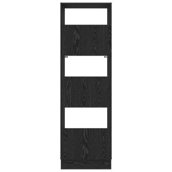 Wäscheschrank mit Tür Schwarz Eichen-Optik 50 x 68 x 162 cm