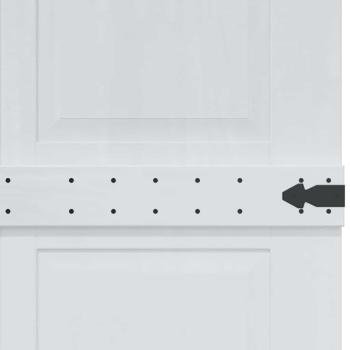 Tür Corona Weiß 100 x 210 cm Holzwerkstoff