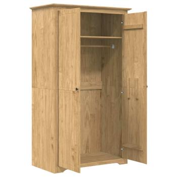 Kleiderschrank BODO Honigbraun 53,5 x 99 x 173 cm Holzwerkstoff