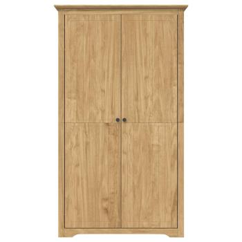 Kleiderschrank BODO Honigbraun 53,5 x 99 x 173 cm Holzwerkstoff