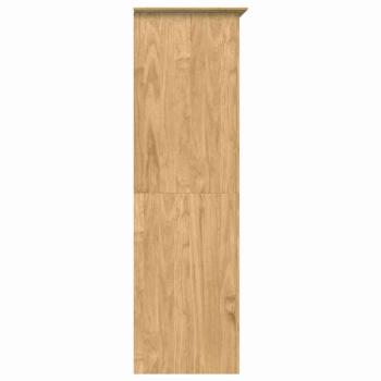 Kleiderschrank BODO Honigbraun 53,5 x 99 x 173 cm Holzwerkstoff