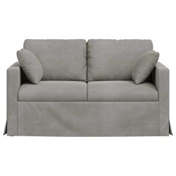 Sofa Hellgrau Gesamtabmessungen: 138 x 78 x 80 cm (B x T x H)