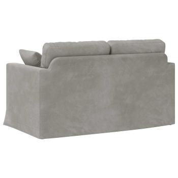 Sofa Hellgrau Gesamtabmessungen: 138 x 78 x 80 cm (B x T x H)