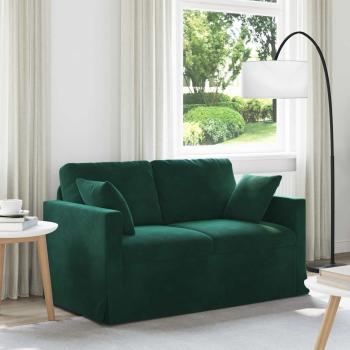 ARDEBO.de - Sofa Dunkelgrün Gesamtabmessungen: 138 x 78 x 80 cm (B x T x H)