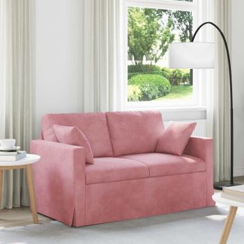 ARDEBO.de - Sofa Rosa Gesamtabmessungen: 138 x 78 x 80 cm (B x T x H) Samt