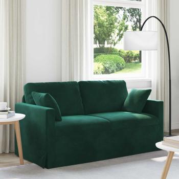 ARDEBO.de - Sofa Dunkelgrün Gesamtabmessungen: 158 x 78 x 80 cm (B x T x H)