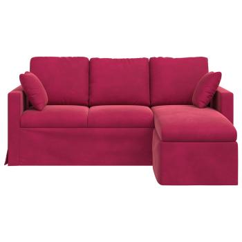 Sofa Weinrot Gesamtabmessungen: 178 x 134 x 80 cm (B x T x H)