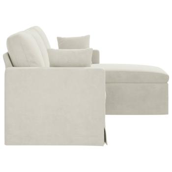 Sofa Creme Gesamtabmessungen: 178 x 134 x 80 cm (B x T x H)