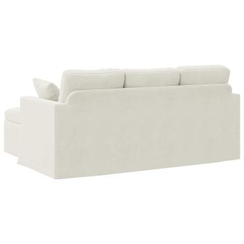Sofa Creme Gesamtabmessungen: 178 x 134 x 80 cm (B x T x H)