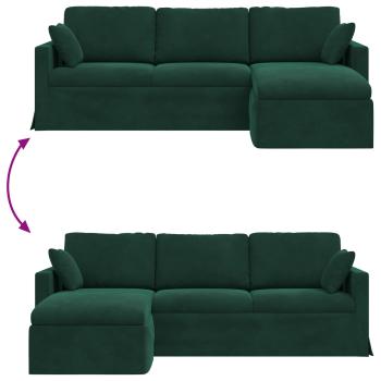 Sofa Dunkelgrün