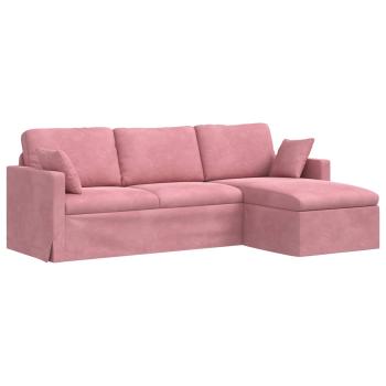 Sofa Rosa Gesamtabmessungen: 228 x 134 x 80 cm (B x T x H) Samt
