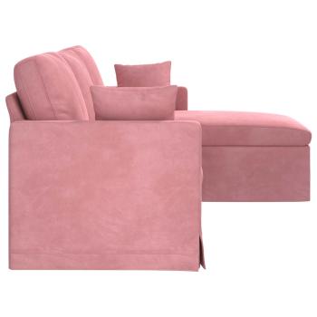 Sofa Rosa Gesamtabmessungen: 228 x 134 x 80 cm (B x T x H) Samt
