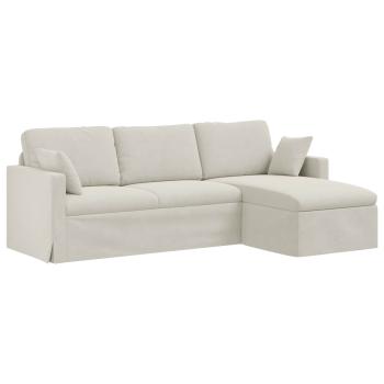 Sofa Creme Gesamtabmessungen: 228 x 134 x 80 cm (B x T x H)