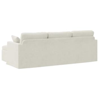 Sofa Creme Gesamtabmessungen: 228 x 134 x 80 cm (B x T x H)