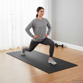 Sport Schutzmatte Schwarz 150 x 75 x 0,6 cm PVC