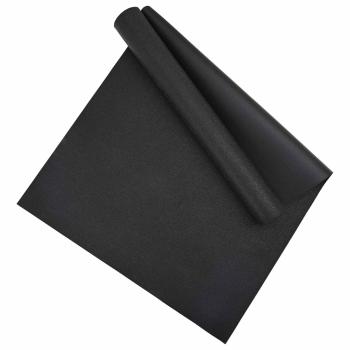 Sport Schutzmatte Schwarz 200 x 90 x 0,6 cm PVC