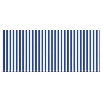 Einziehbare Markise Blau und Weiß 300 x 200 cm