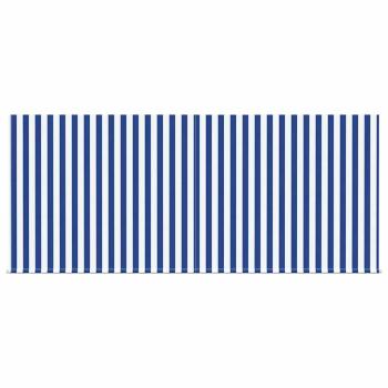 Einziehbare Markise Blau und Weiß 300 x 200 cm